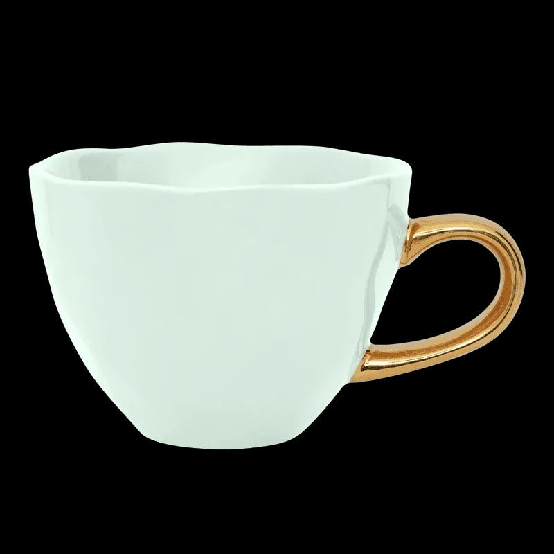 Good Morning cup Cappuccino / Tea Ø11 cm - Celadon (set of 4)