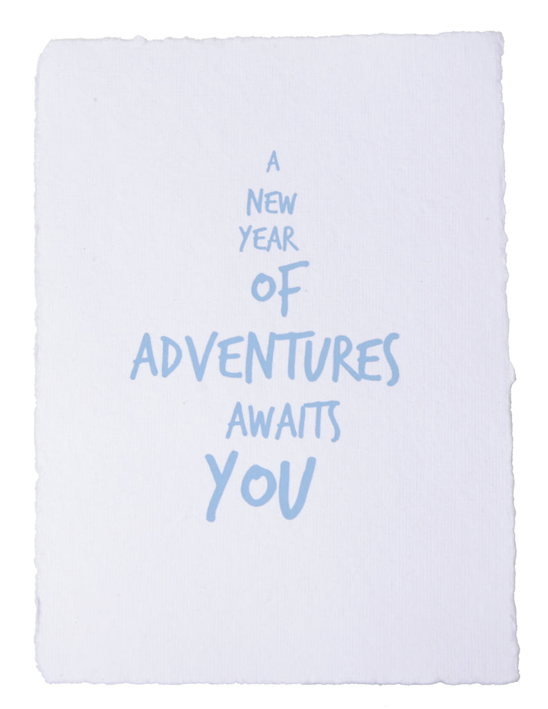 Wish cards with envelope - Adventures (set of 12)