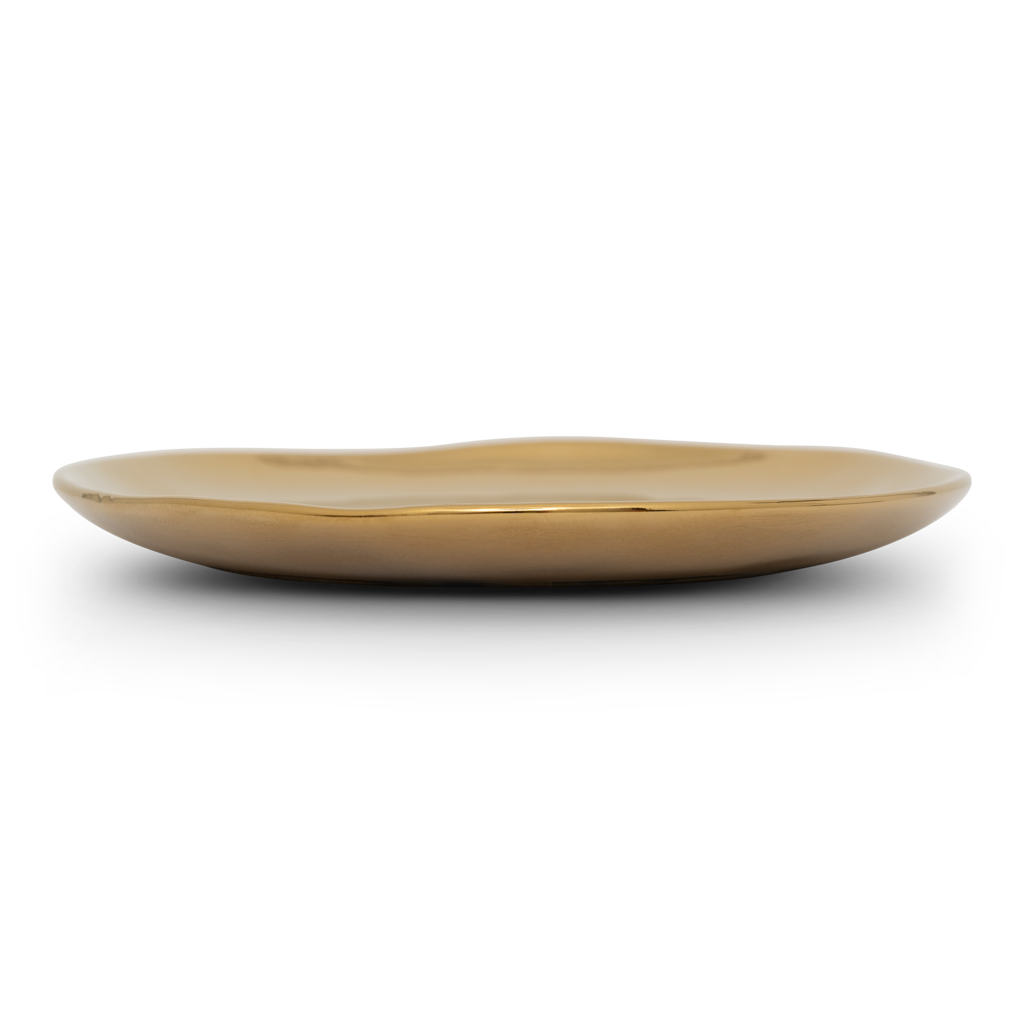 Good Morning plate Ø14 cm - gold (set of 4)