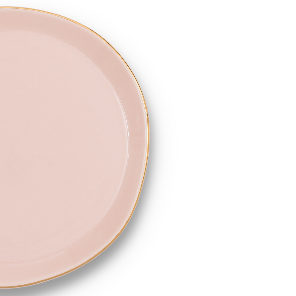 Good Morning plate Ø17 cm - Old Pink (set of 4)