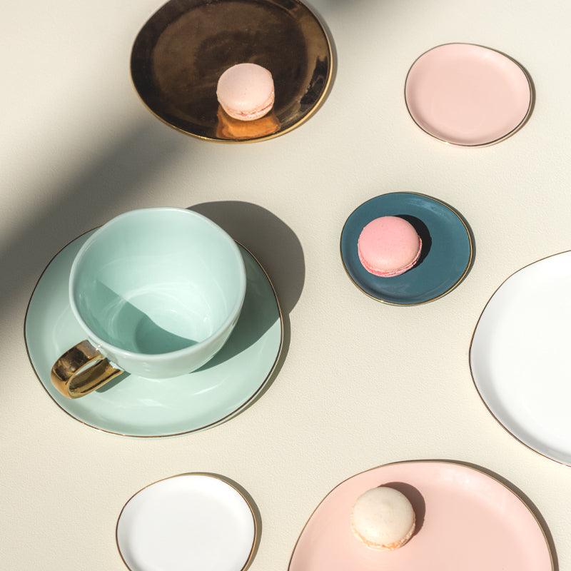 Good Morning plate Ø9 cm - Old Pink (set of 4)