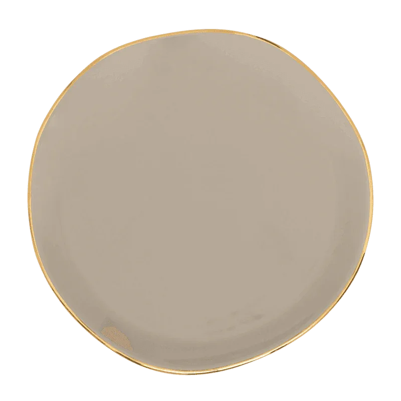 Good Morning plate Ø17 cm - Gray Morn (set of 4)