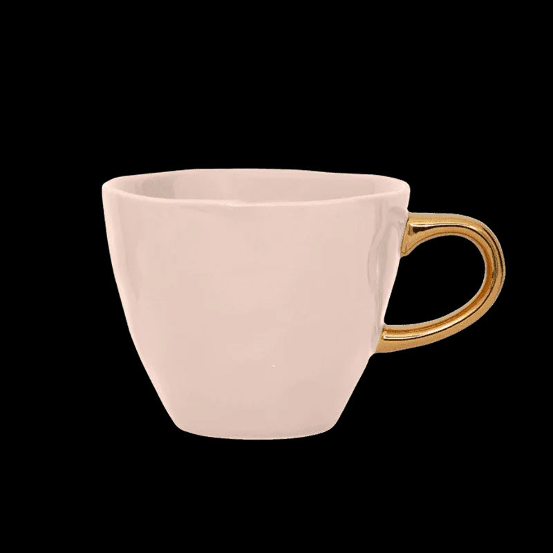 Good Morning cup Coffee Ø8 cm - Old Pink (set of 4)