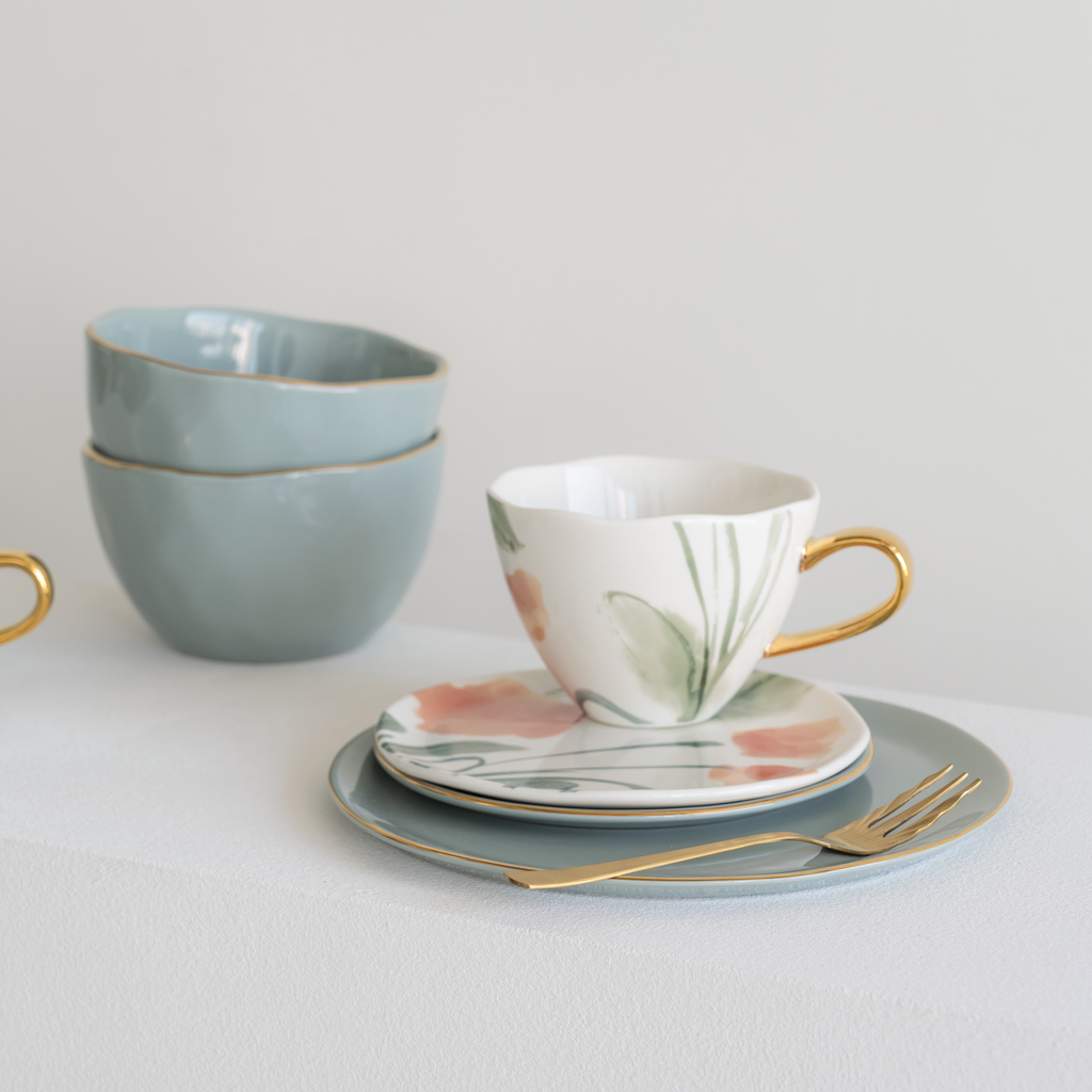 Good Morning plate Ø22.8 cm - Slate (set of 4)