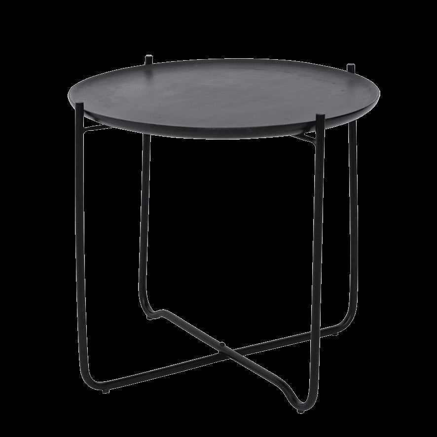 Coffee table with serving tray Fez, Shizu Black Small