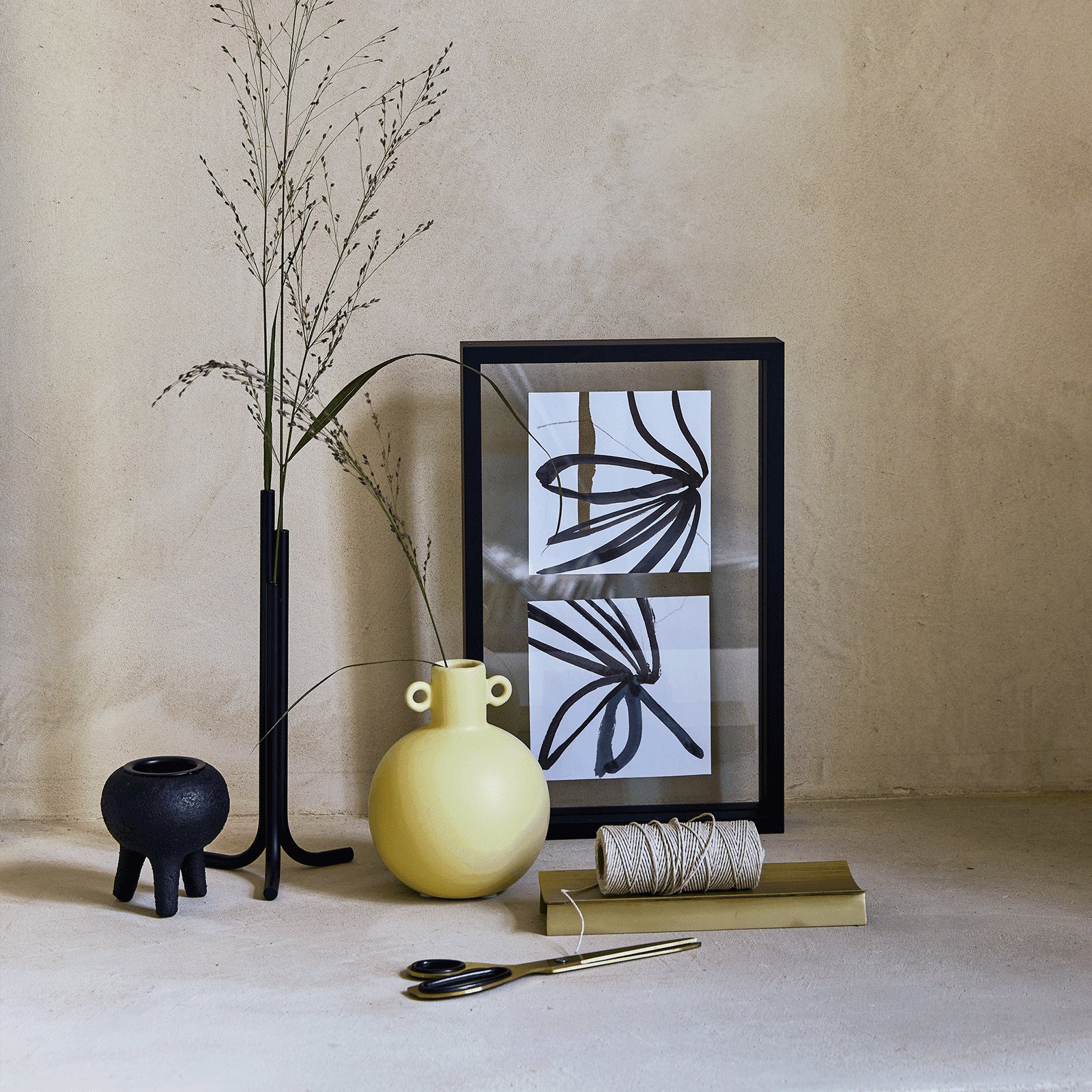 Photo frame Floating Minimalism Double, Black