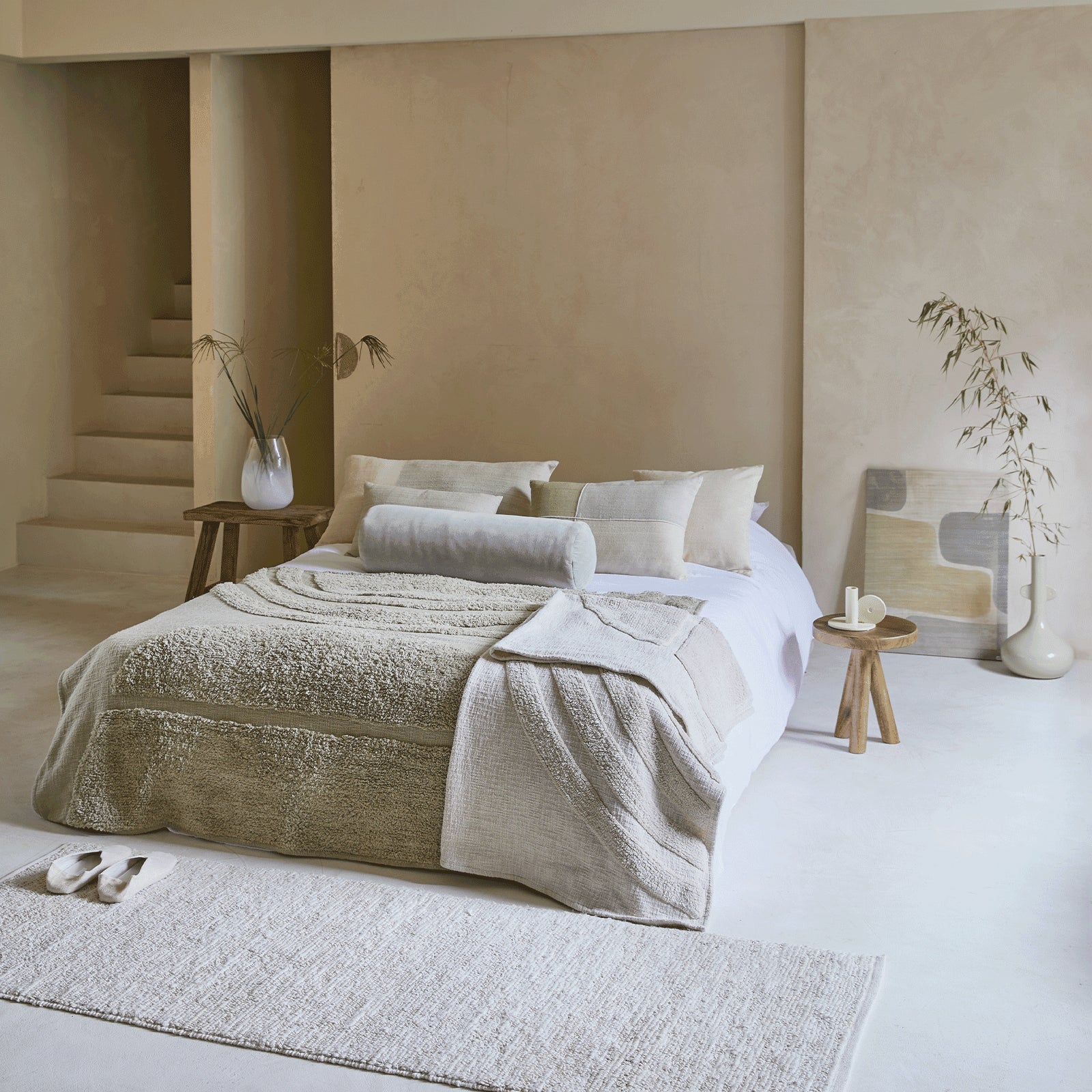 Plaid Rainbow, Spray Green