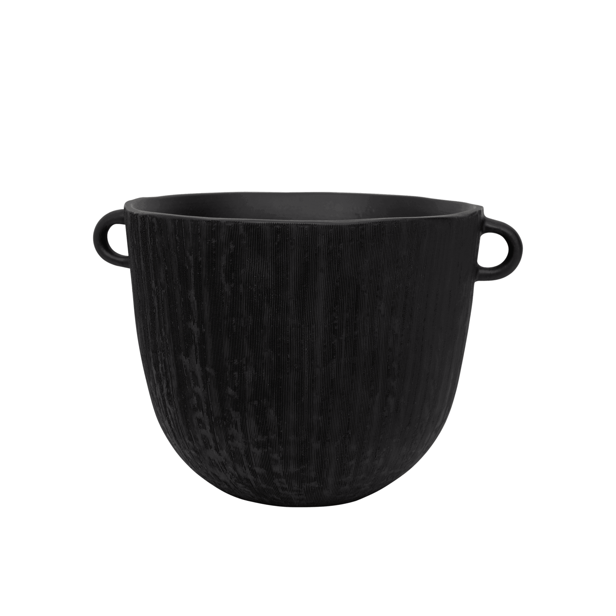 Decorative pot Confit Black