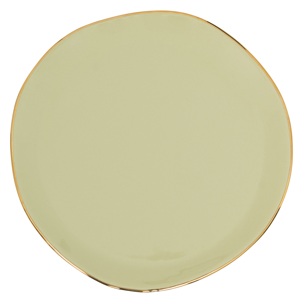 Good Morning plate Ø17 cm - Pale Green (set of 4)