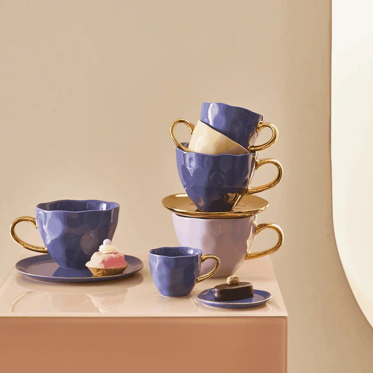 Good Morning plate Ø17 cm - Lila (set of 4)