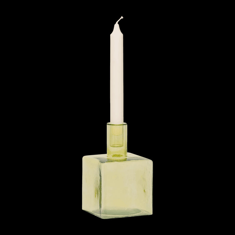 Candle holder Cubico Pale Green