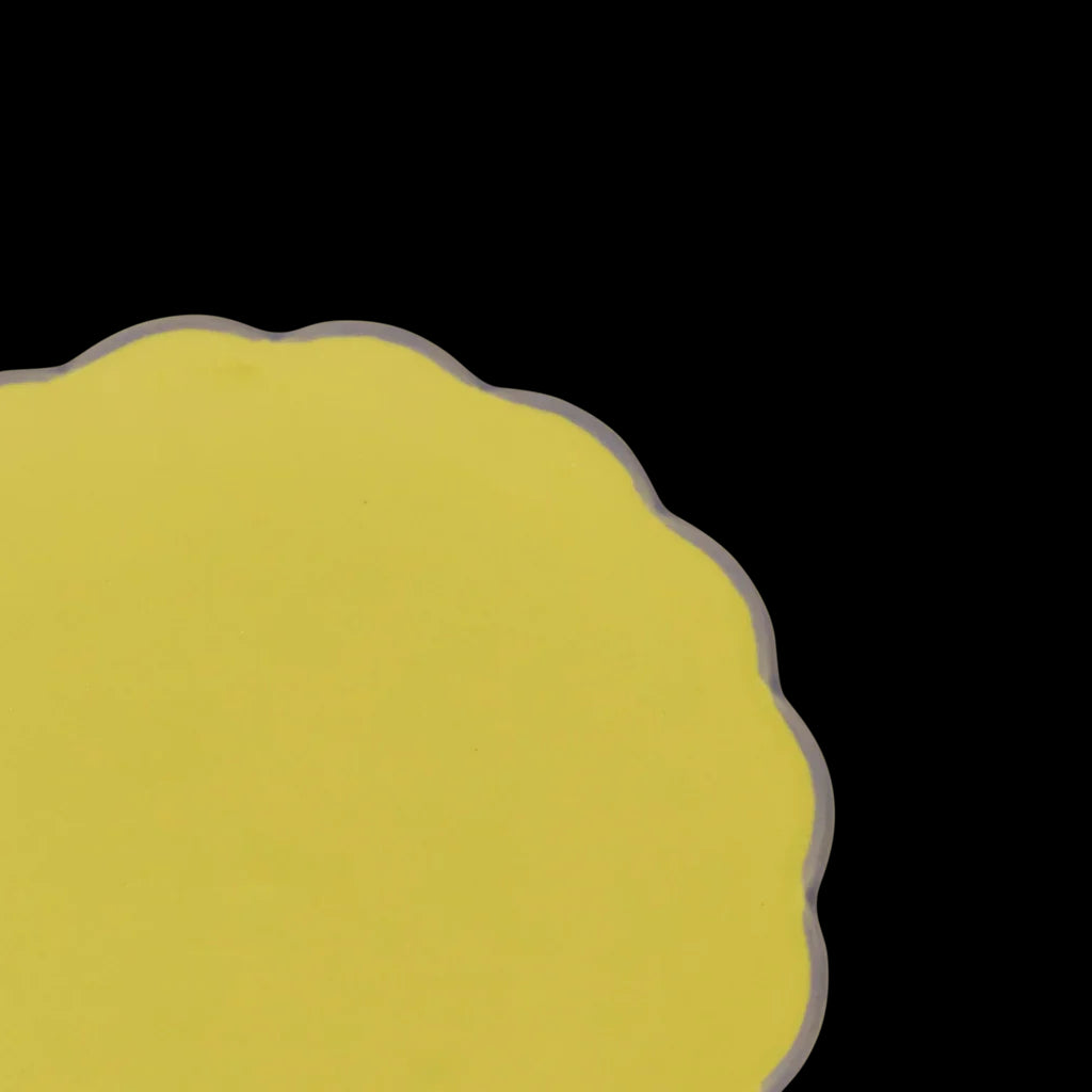 Good Morning plate Sculpted, Limelight