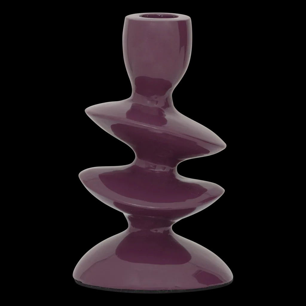 Candle holder Tove, Prune