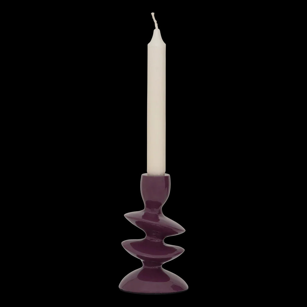 Candle holder Tove, Prune