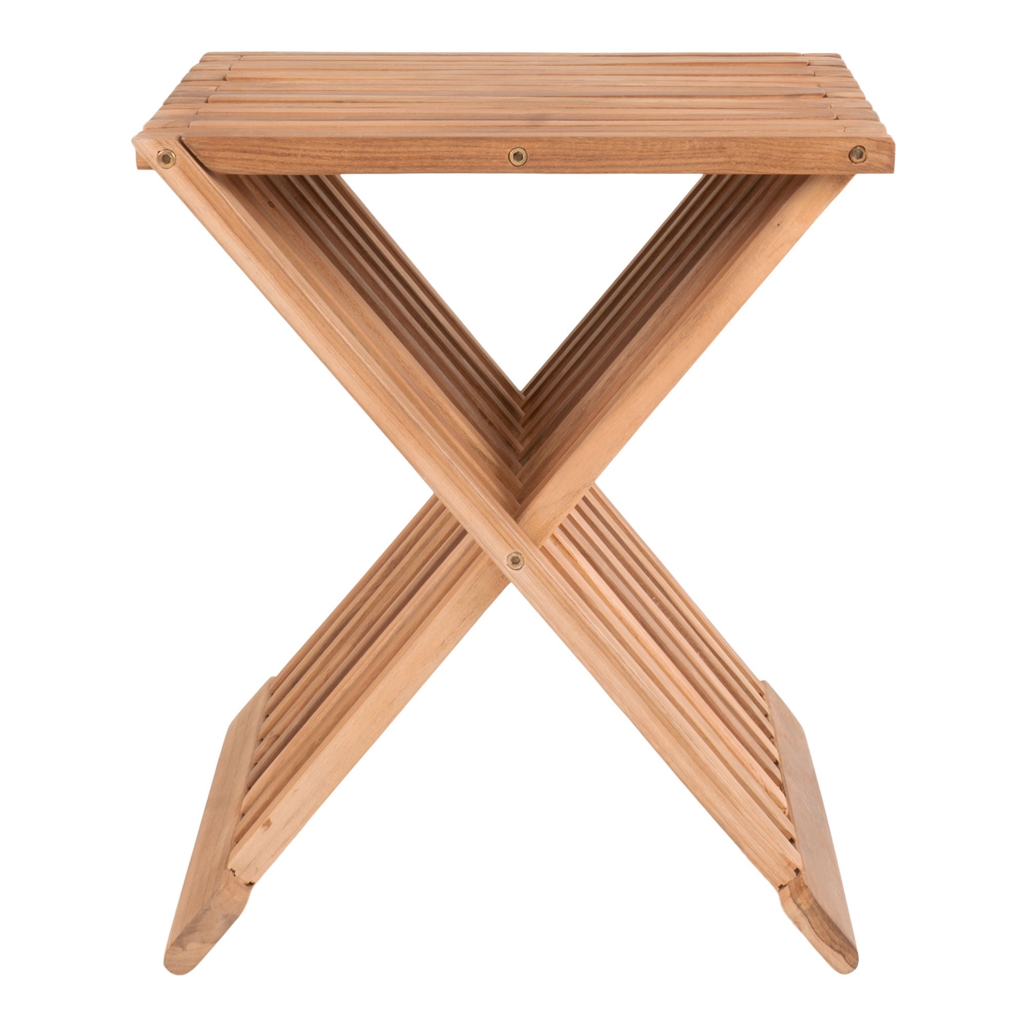 Erto Stool - Stool in teak wood