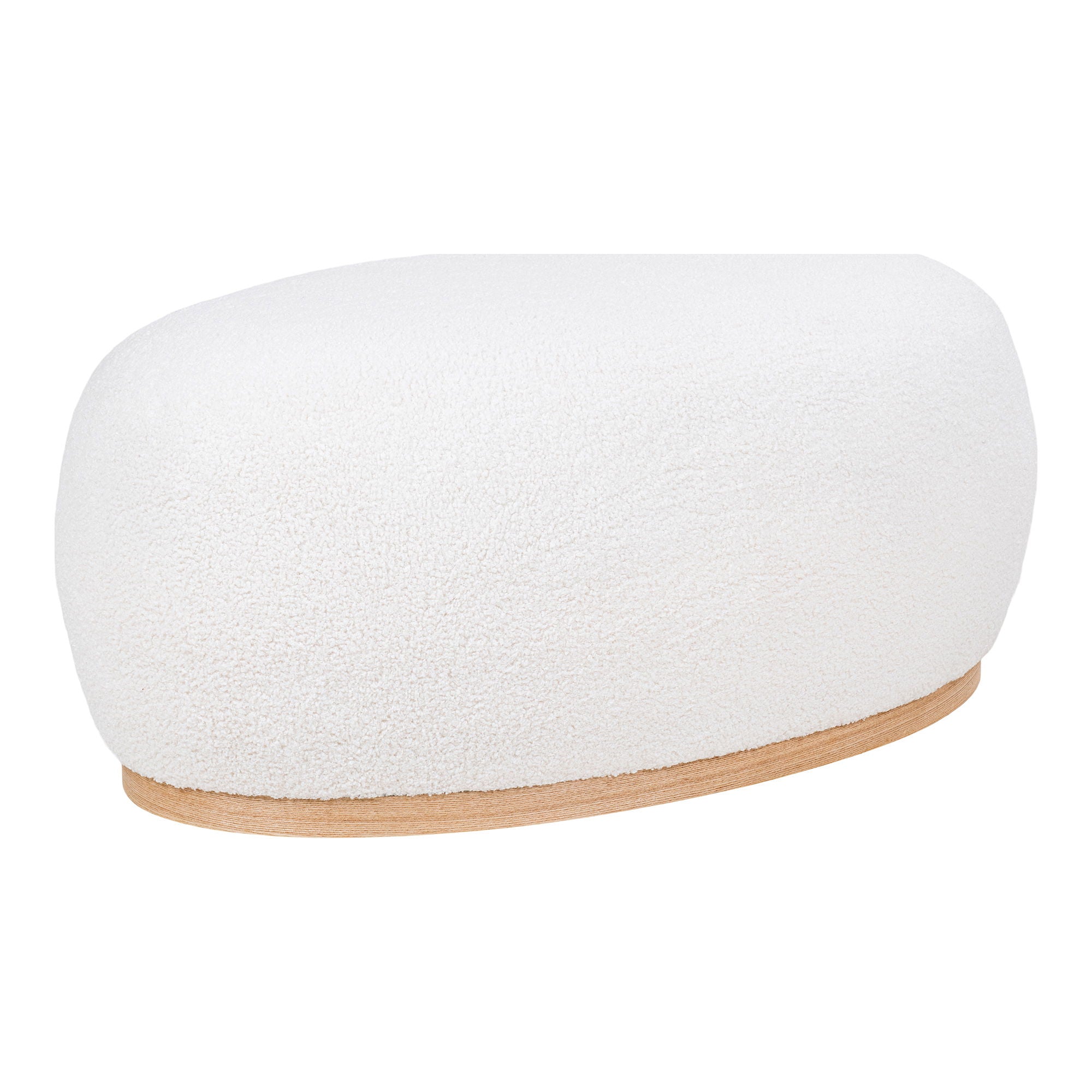 Manhattan Pouf - Pouf, bouclǸ, white, 54,5x88,5x36 cm, HN1235