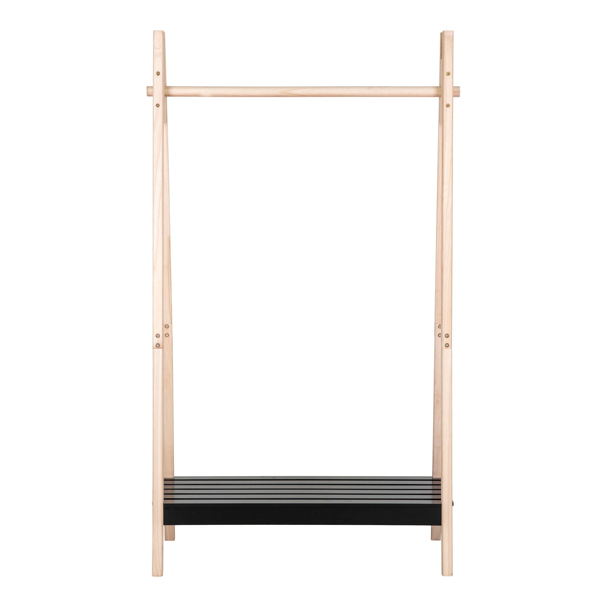 Torino Clothes Rack - Clothes rack in natural wood and black
