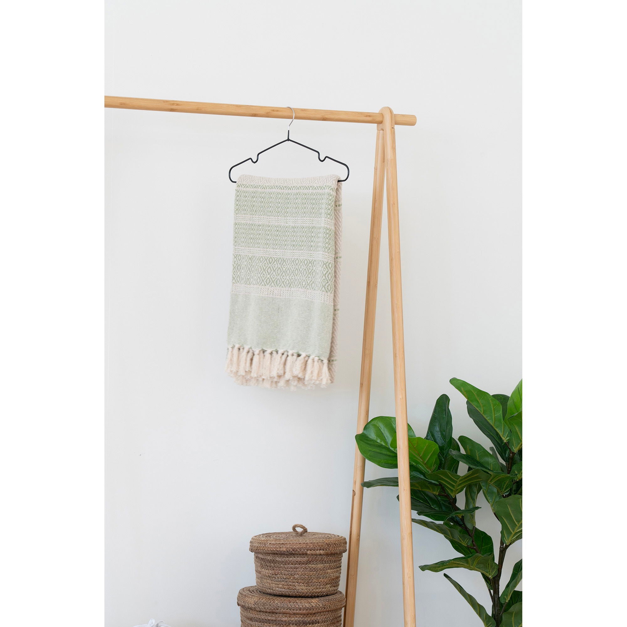 Manaus Clothes Rack - Clothes rack, bamboo, natural