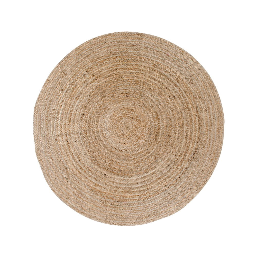 Bombay Rug - Rug in braided jute, nature, Ø120 cm