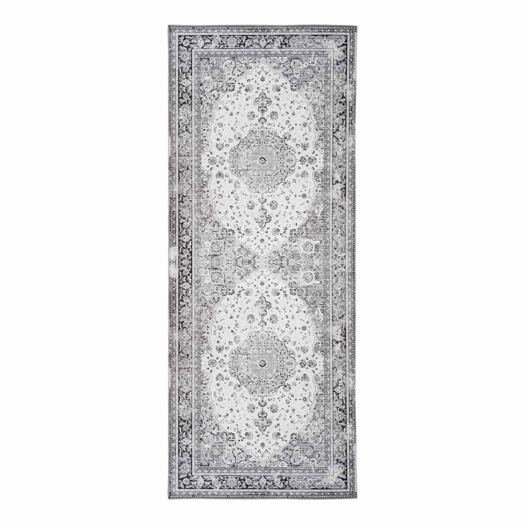 Havana Hallway Runner - Hallway Runner, black/white, 80x200 cm