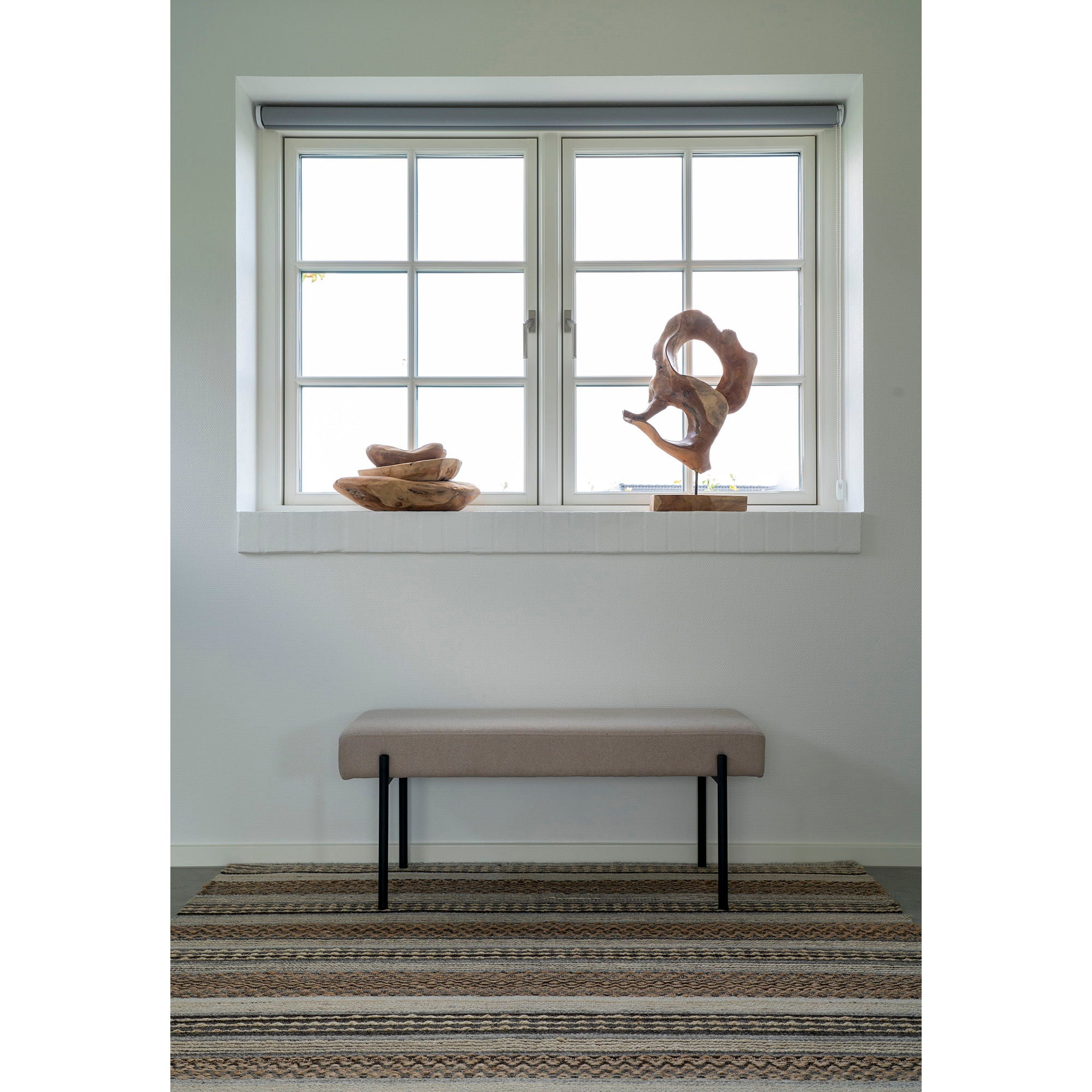 Morena Rug - Rug, hand woven, nature/grey, 160x230 cm