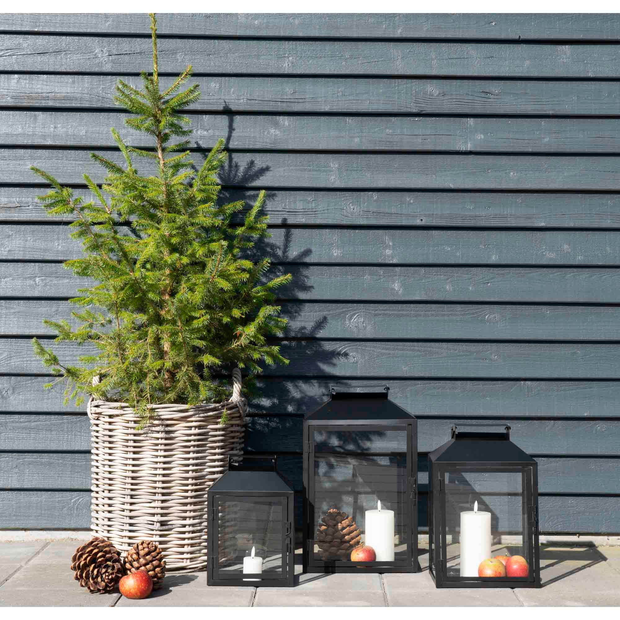 Indo Baskets - 2 round baskets in kubu with plastic inside