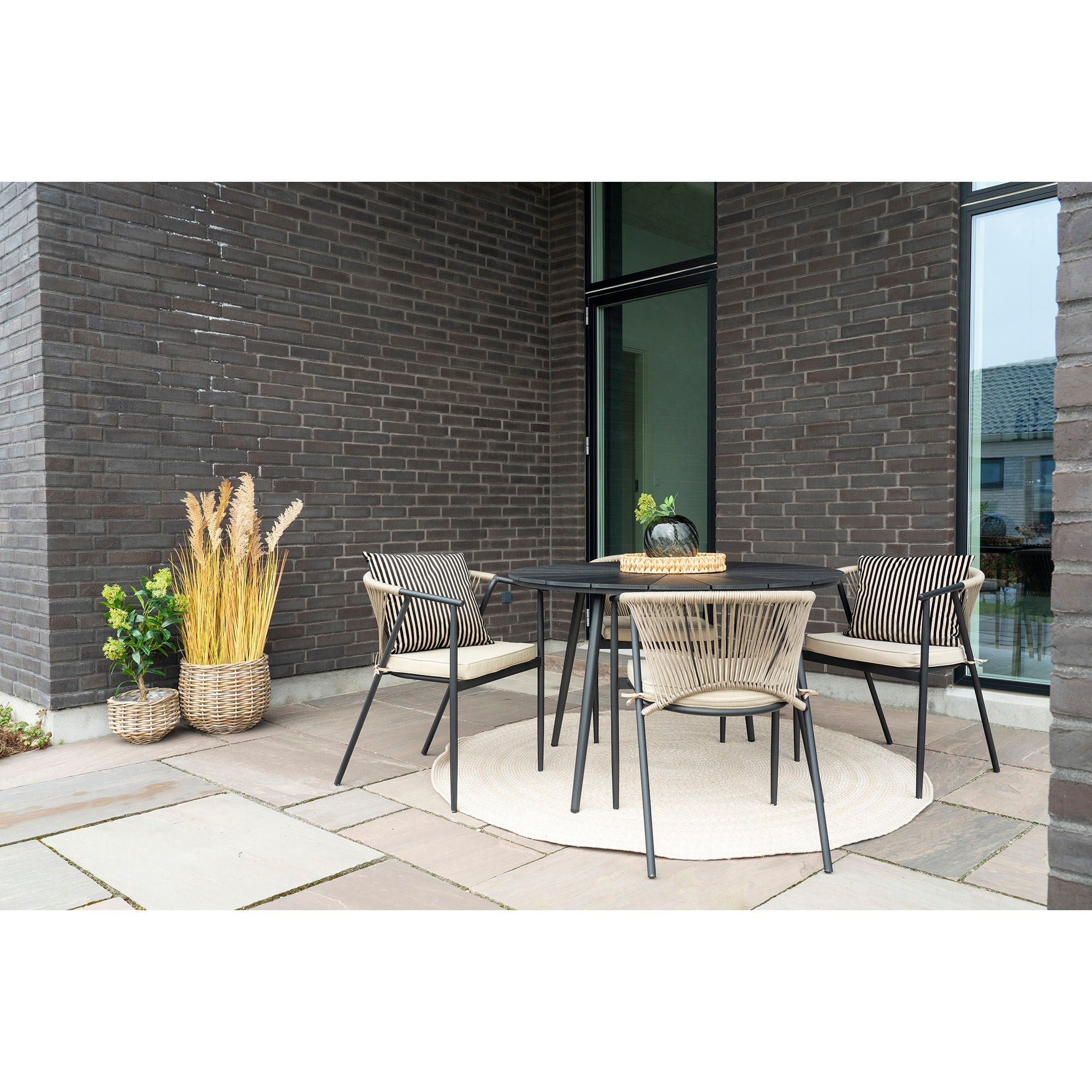 Pulo Baskets - Basket in kubu, with plastic inside, set of 2