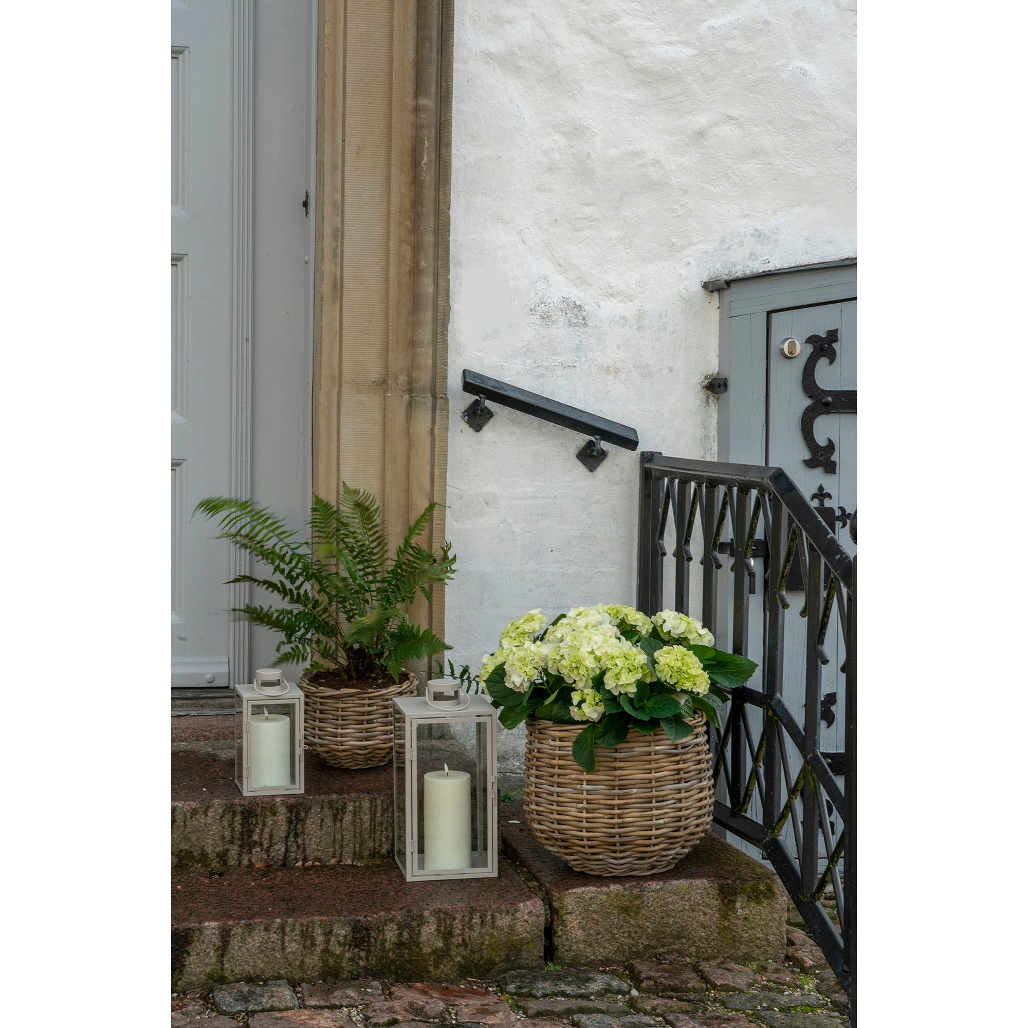 Pulo Baskets - Basket in kubu, with plastic inside, set of 2