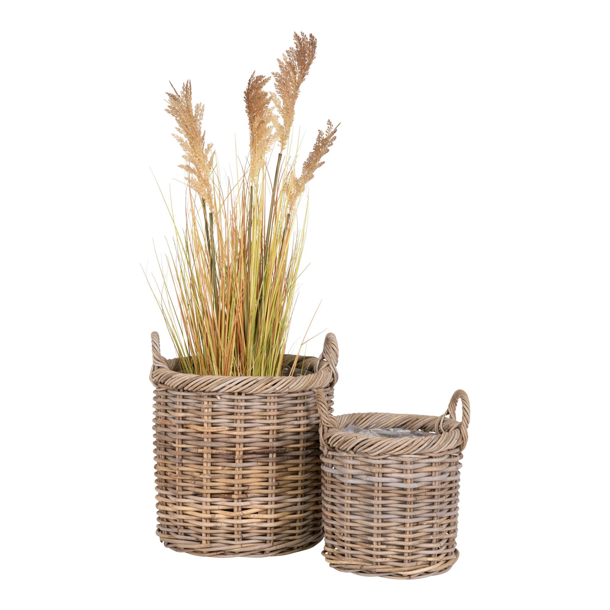 Gili Basket - 2 Round baskets with plastic inside