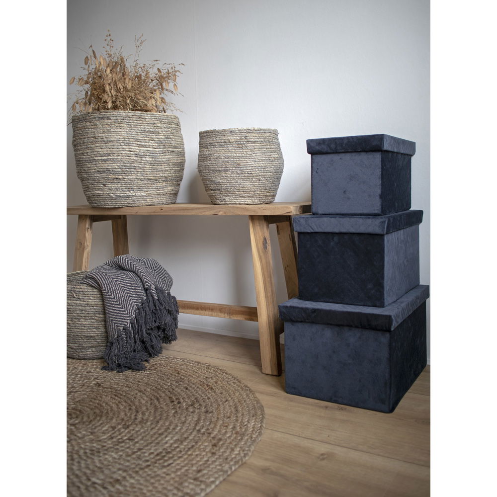 Tivoli Baskets - 3 round baskets in grey
