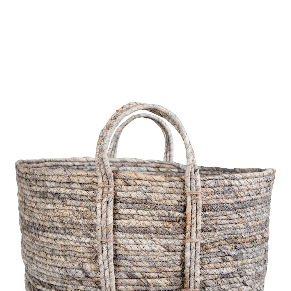 Udine Basket - Round basket in grey Minimum order of 1 pcs. and 2 pcs. per box