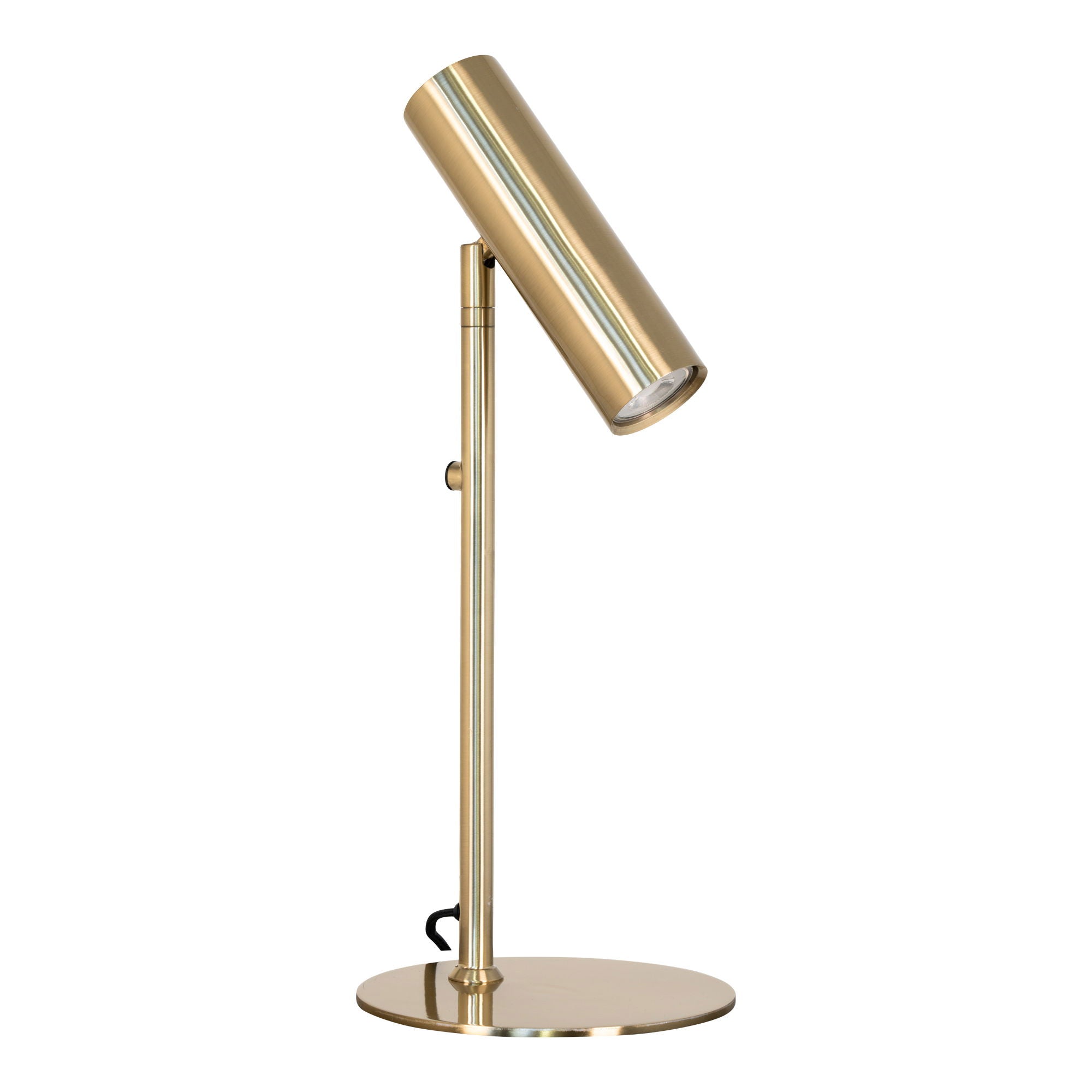 Paris Table Lamp - Lamp in brass with a 200 cm fabric cord Bulb: GU10/5W LED IP20
