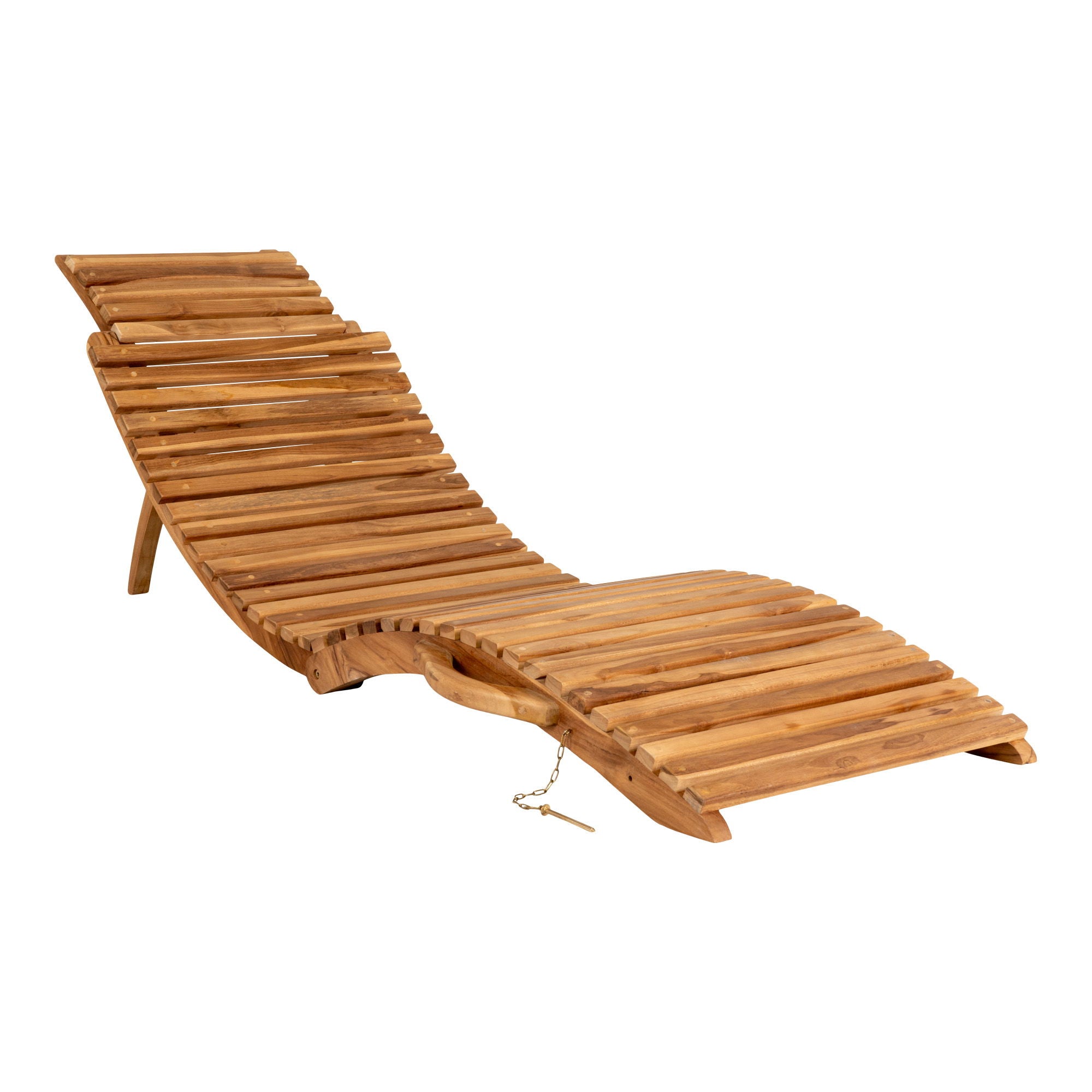 Arrieta Teak Sunlounger - Sun lounger in teak