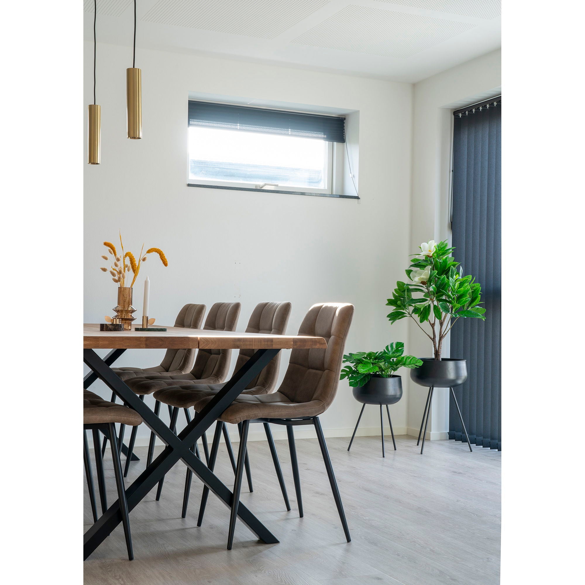 Ardola Flowerpots - 2 flowerpots in black