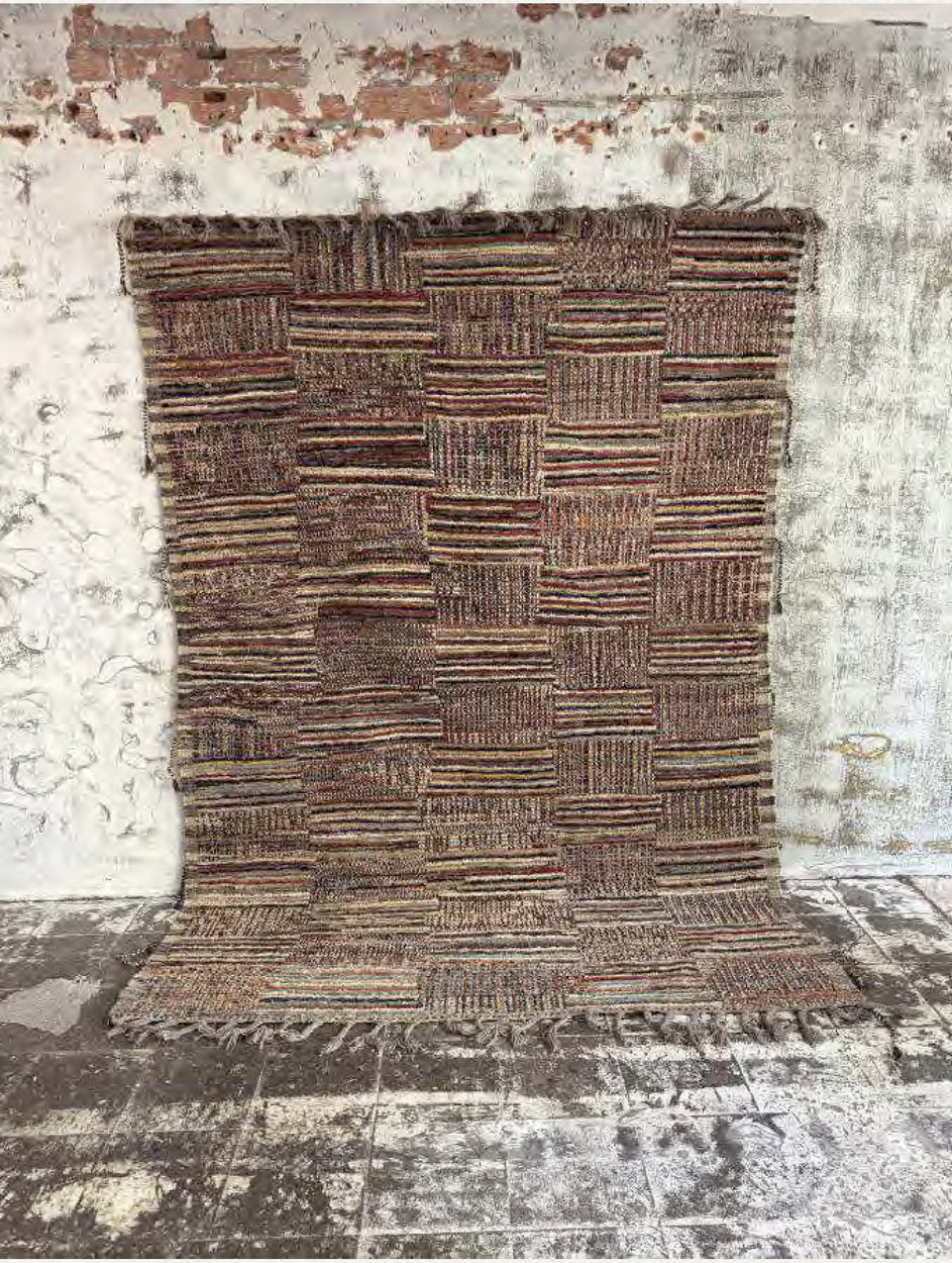 The Handwoven Afghan Rug #0294