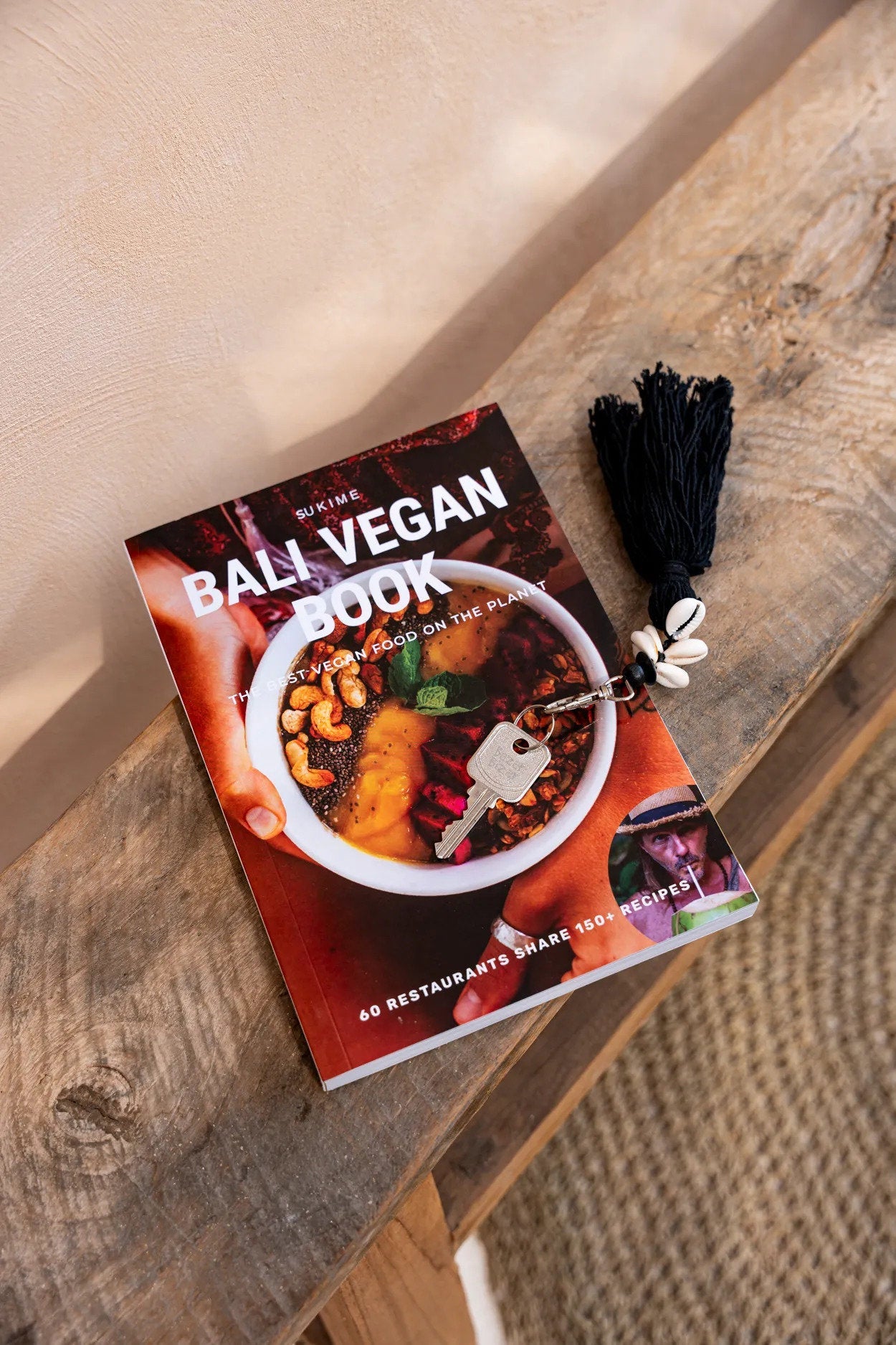 Porte-clés The Cowrie Tassel - Noir