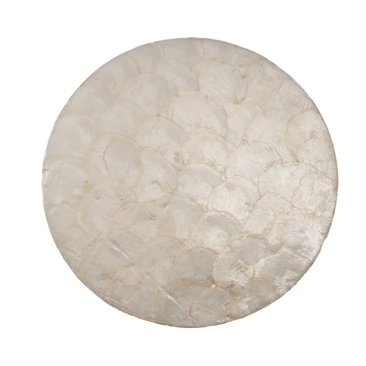 The Mother of Pearl Coaster - White