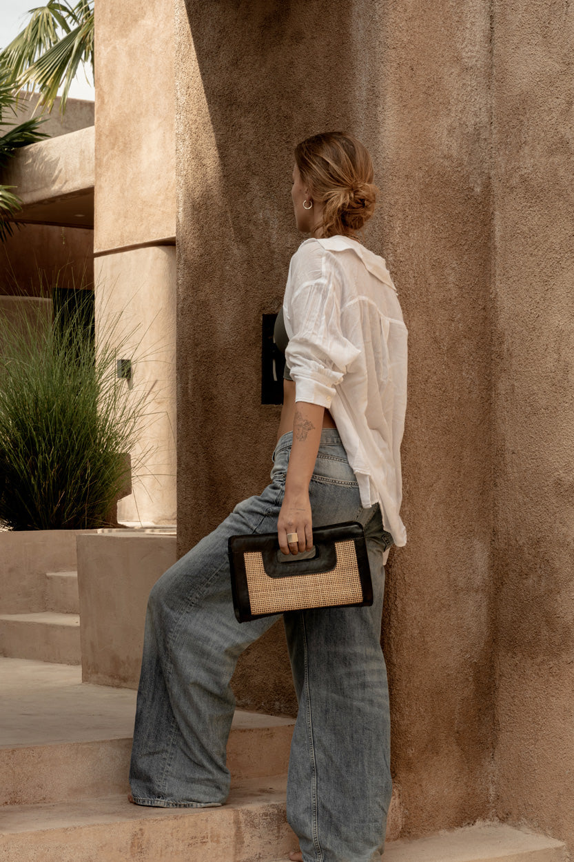 De Riviera Noir Clutch