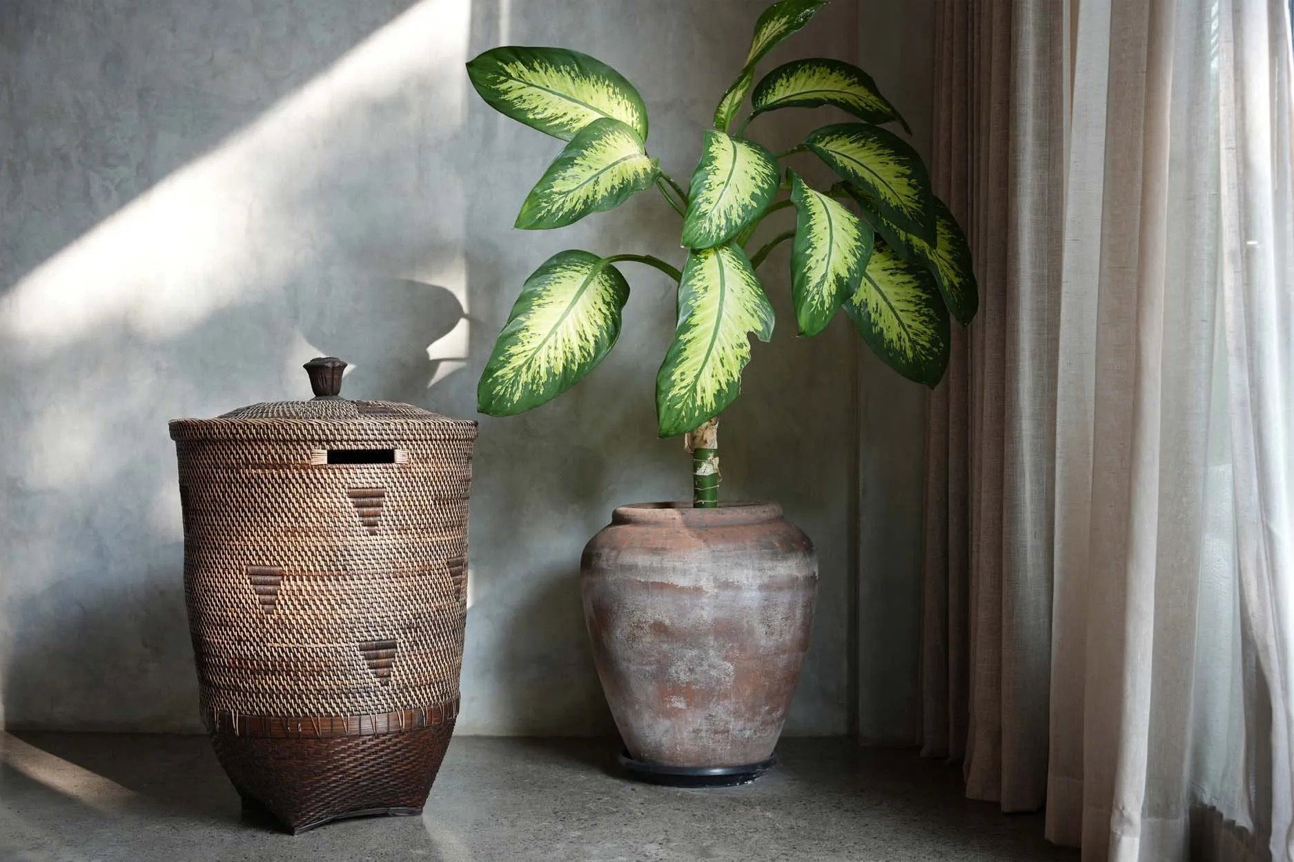 De Colonial Wasmand - Naturel Bruin - XL