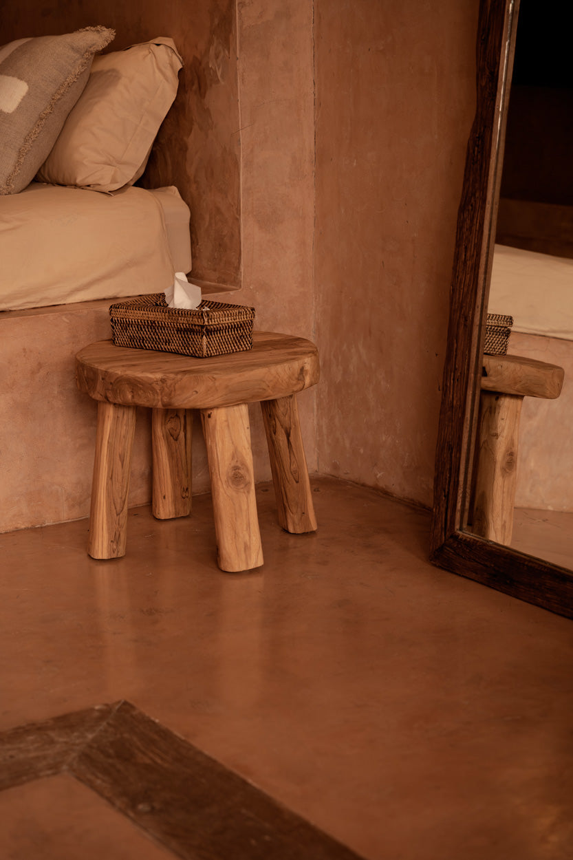 The Rattan Classic Tissue Box - Natural Brown