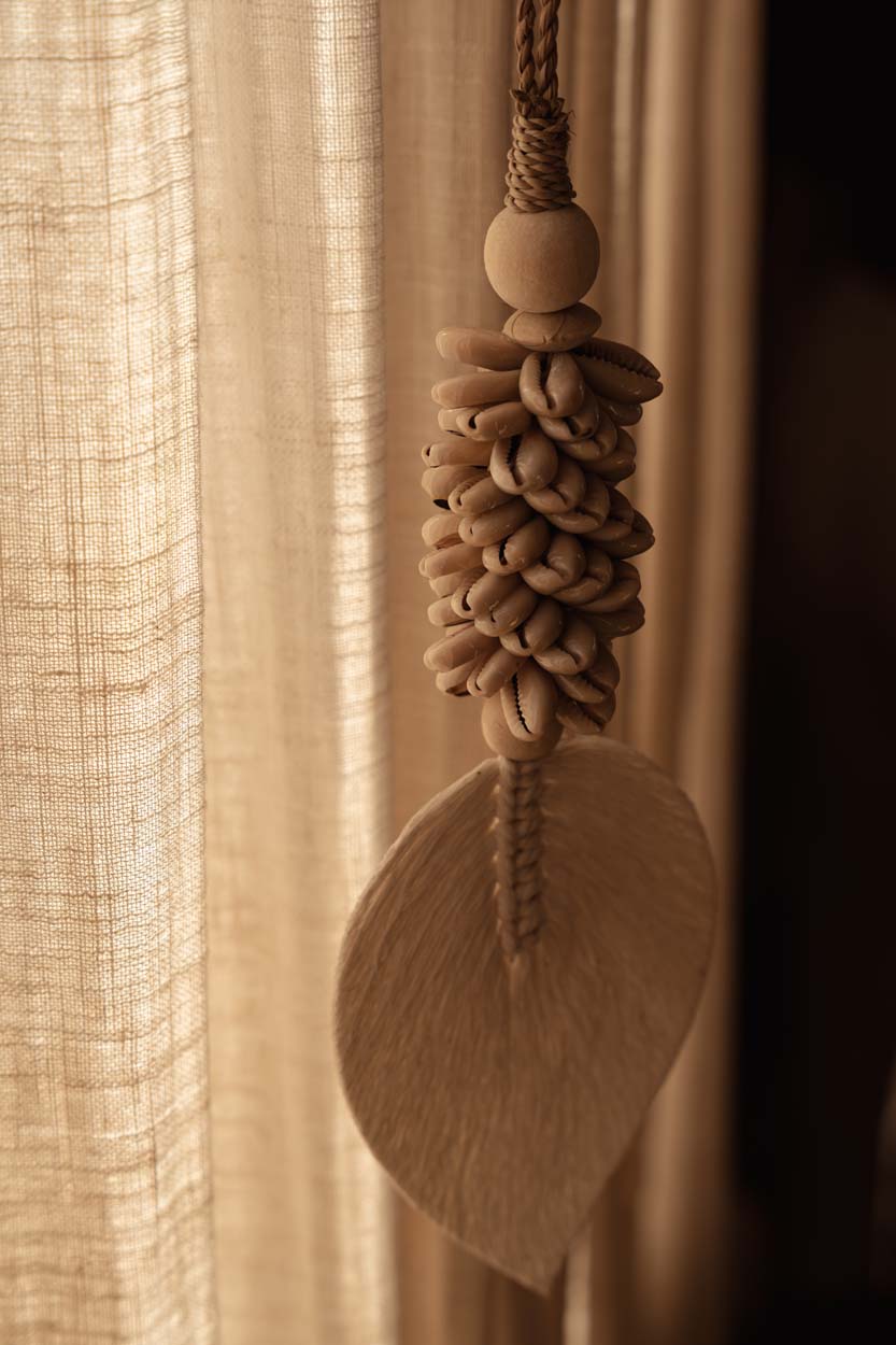 Décoration à suspendre Feuille & Coquillage - Naturel
