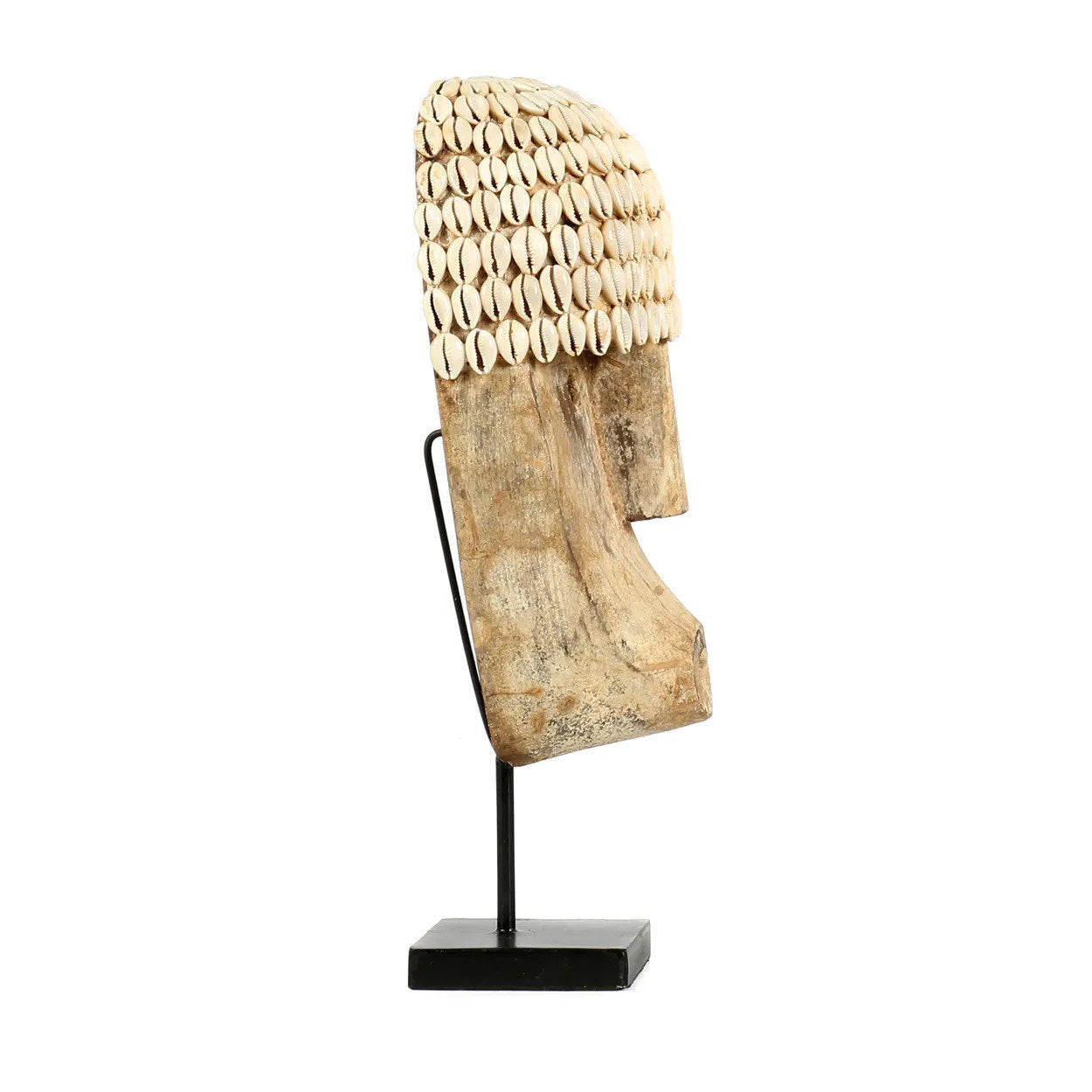 Het Cowrie Masker on Stand - Medium