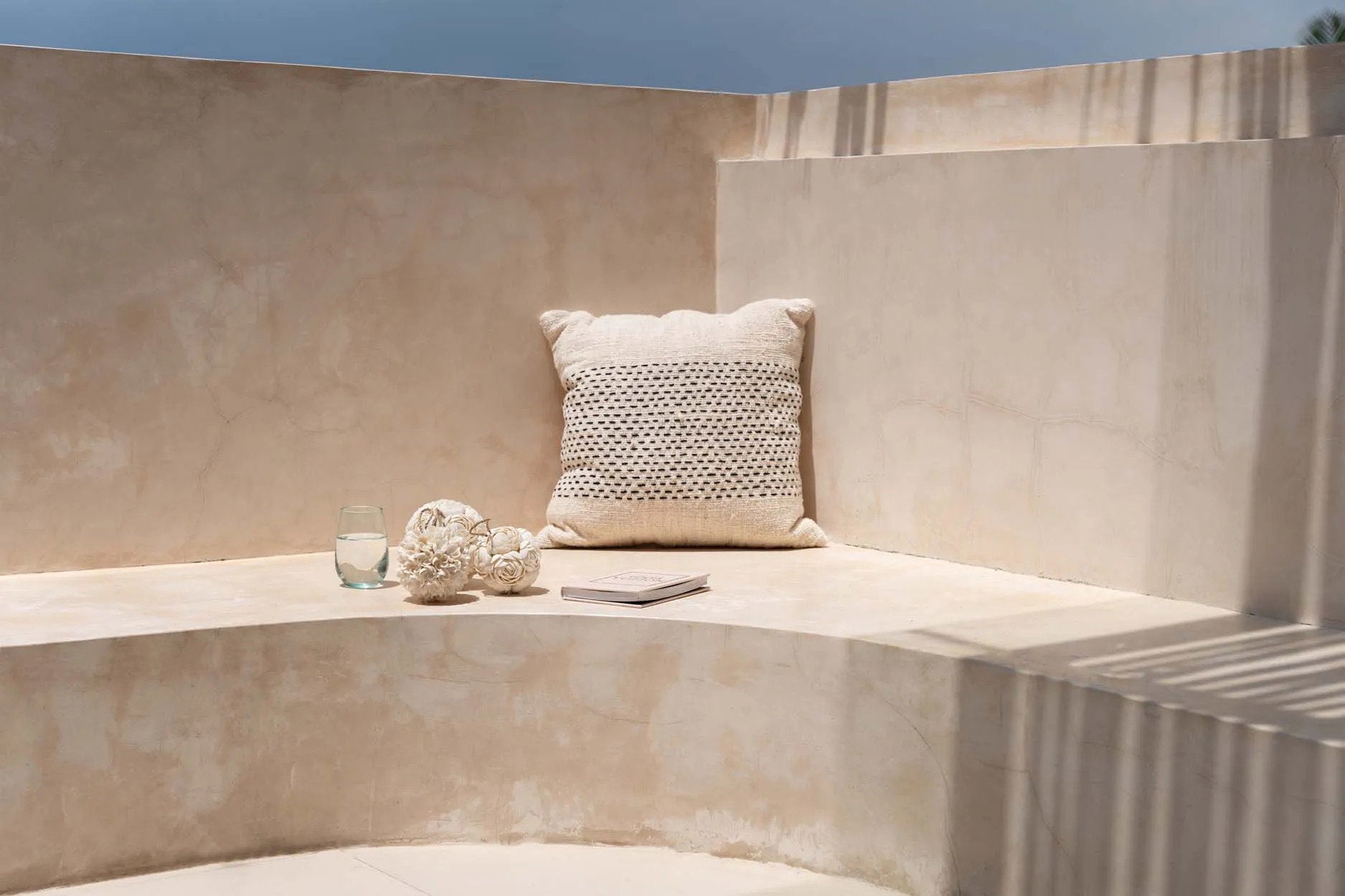 The Misty Cushion Cover - Natural Black