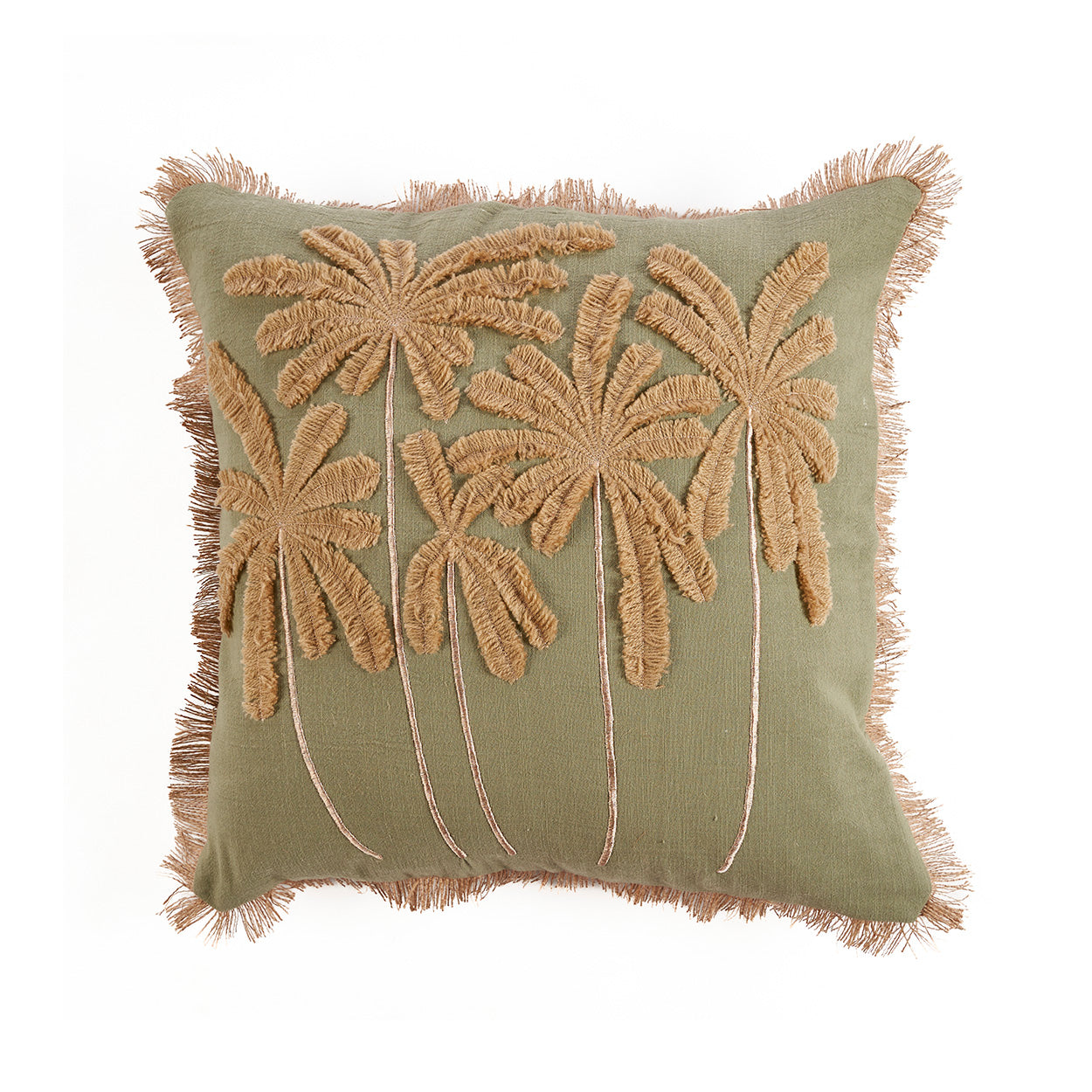 The Tropical Breeze Pillowcase - Forest Green
