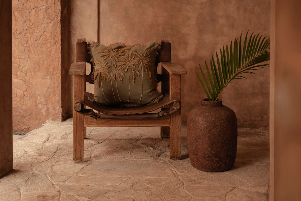 De Tropical Breeze Kussensloop - Bosgroen