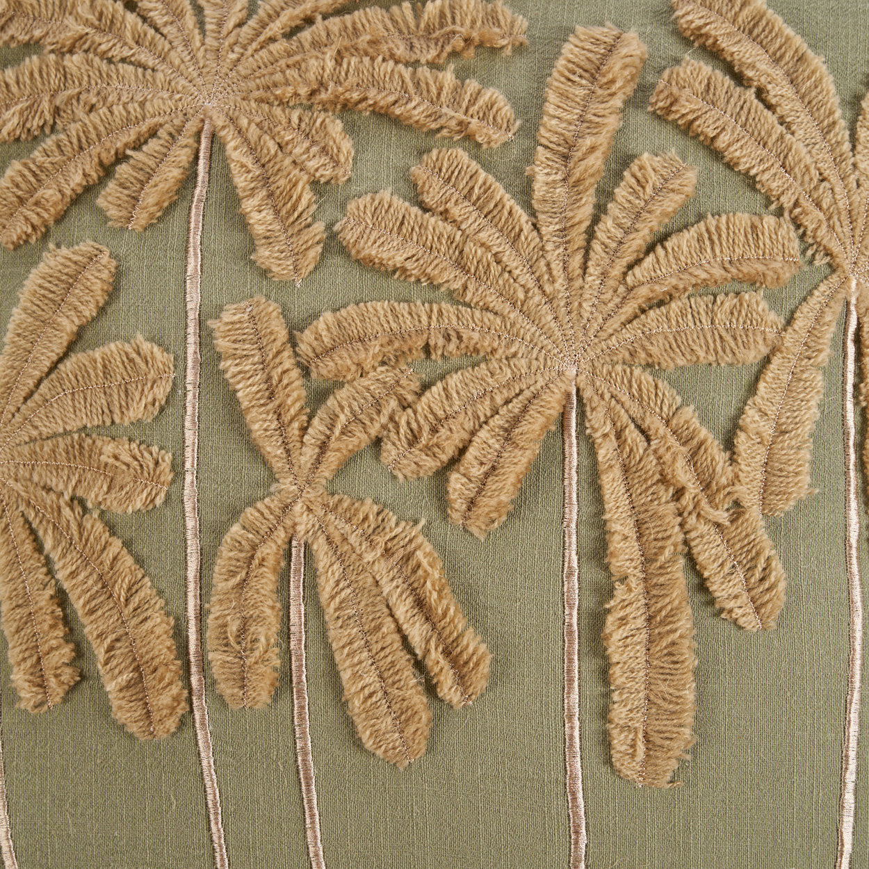 The Tropical Breeze Pillowcase - Forest Green