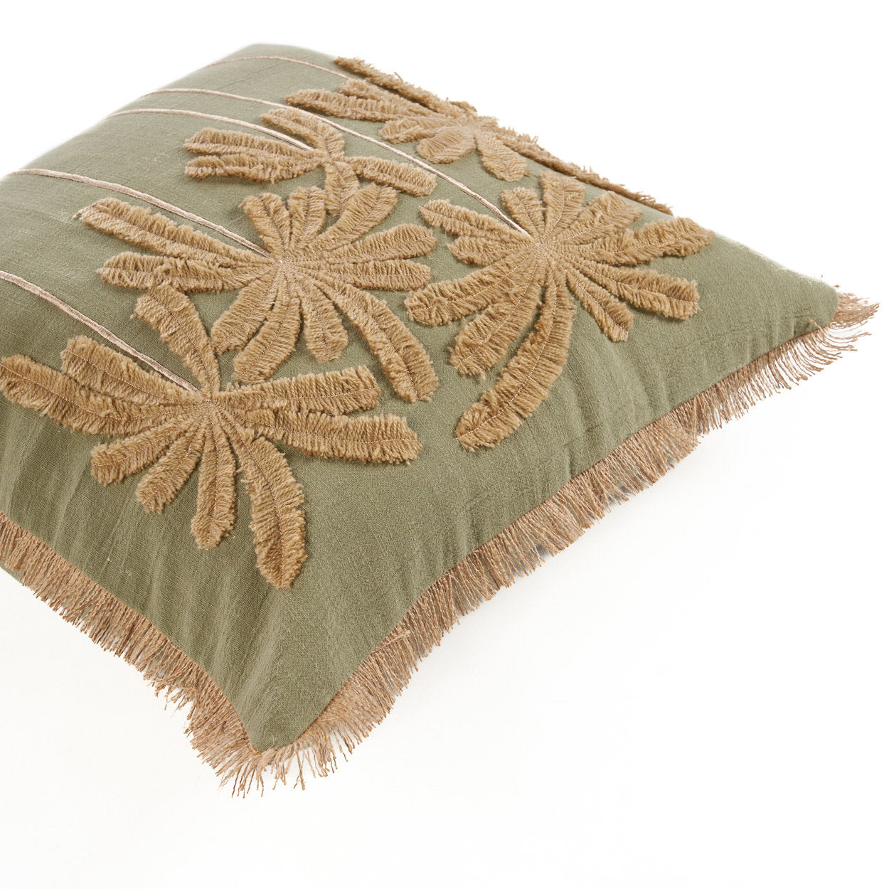 The Tropical Breeze Pillowcase - Forest Green