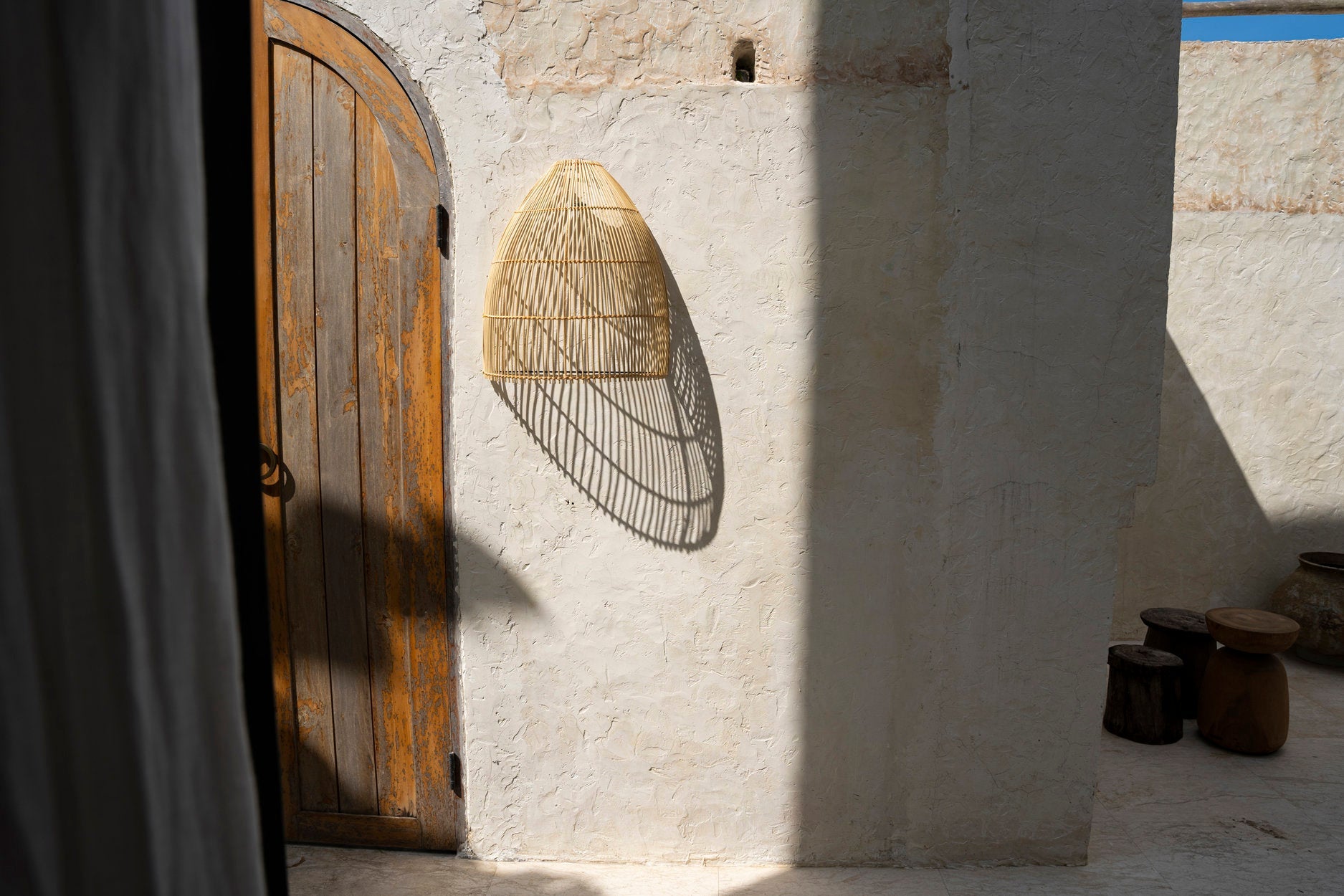 De Lalo Applique Muurlamp - Naturel - L