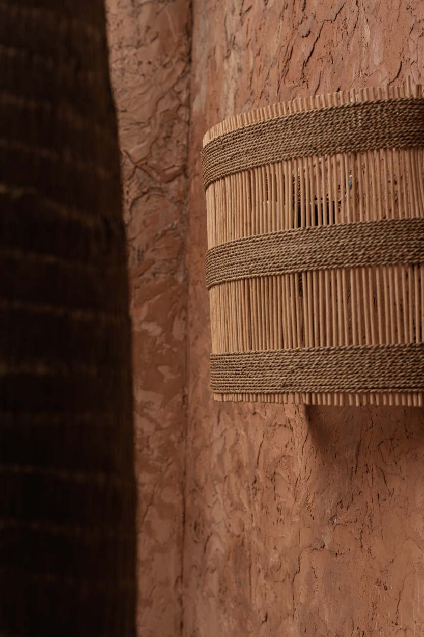 De Doedoe Applique Muurlamp - Naturel - M