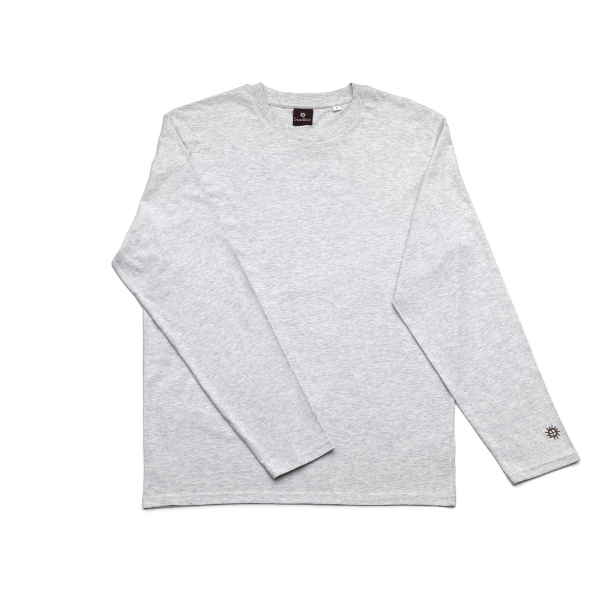 The Checkerboard L/S T-Shirt - Heather Grey - M